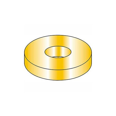 Titan Fasteners 1-1/4in Flat Washer - SAE - Extra Thick - 1-3/8in I.D. - Steel - Yellow Zinc - Grade 8 - Pkg of 20 MEG20